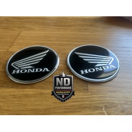 2 Logo honda 62 mm noir