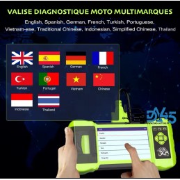 Valise diagnostique moto kawasaki