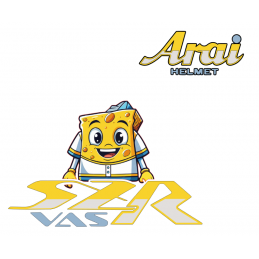 Stickers Arai Bob l'eponge