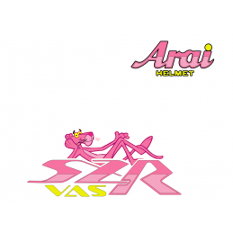 Stickers Arai Panter Rose