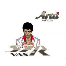 Stickers Arai Scarface