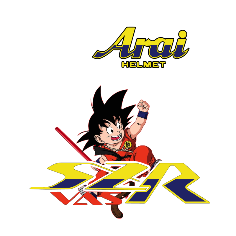 Stickers Arai DBZ