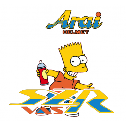 Stickers Arai Simpson