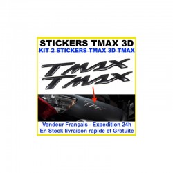 Stickers Tmax 3D Noir